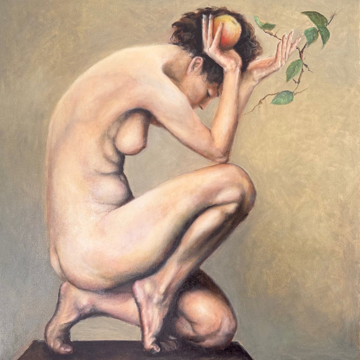 Csapda — Olaj, Vászon, 70 × 70 cm